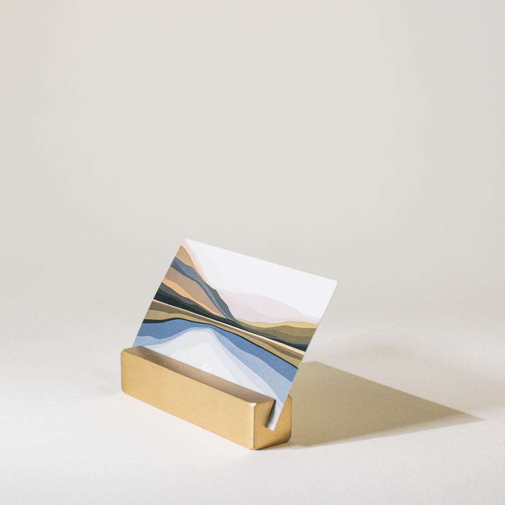 Brass Business Card Holder
