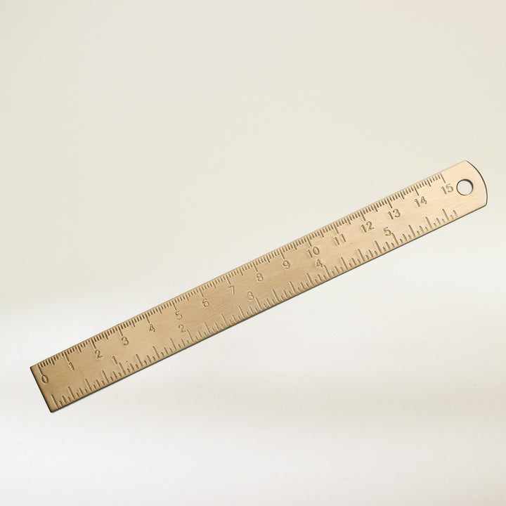 Brass Line Ruler