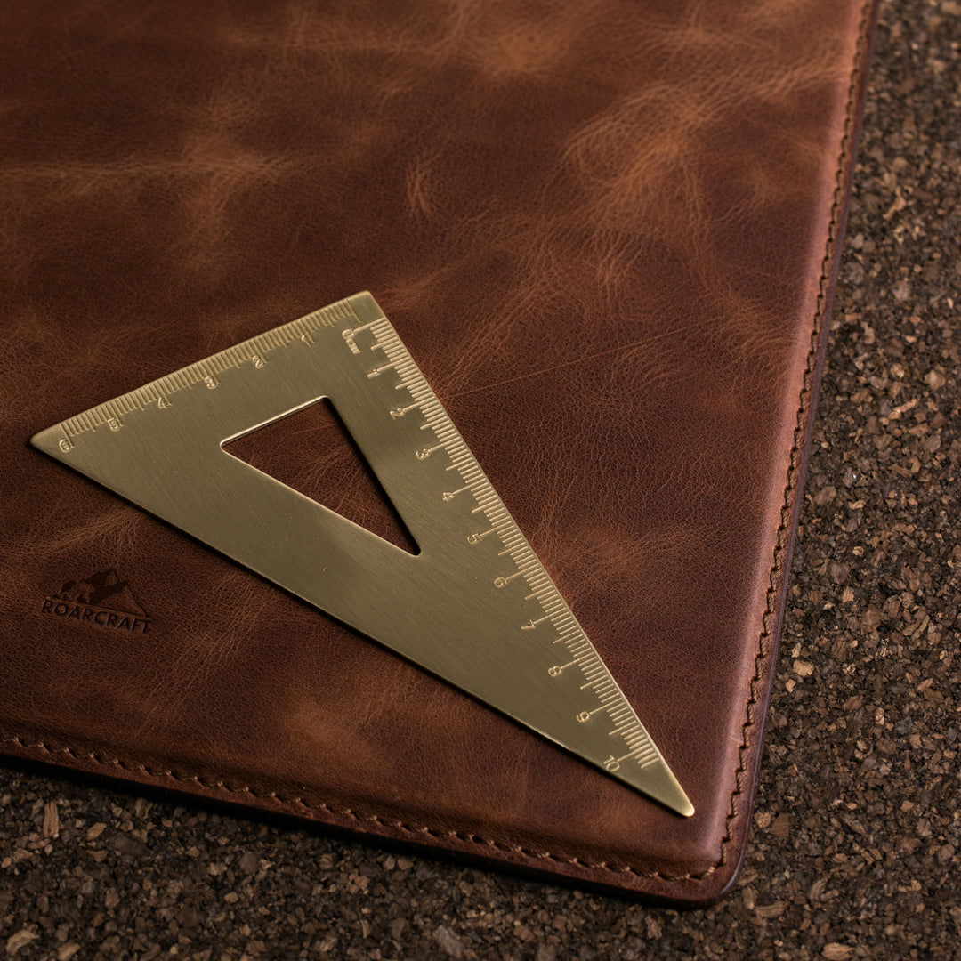 Brass Triangle Ruler