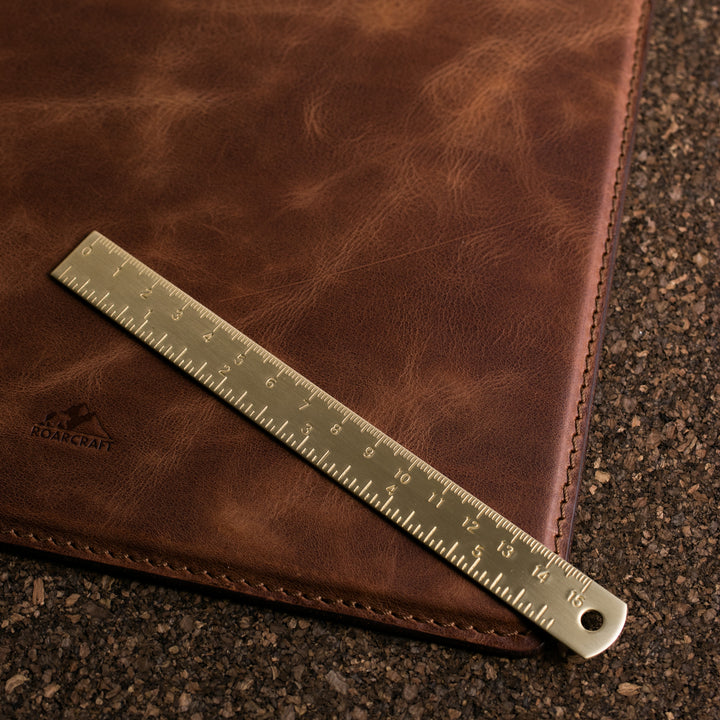 Brass Line Ruler