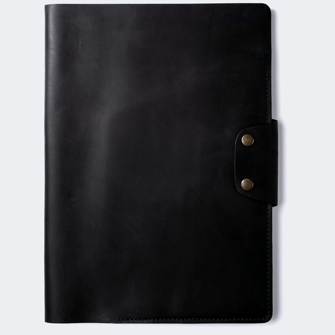 Hemingway A4 Padfolio - Document Organizer Black 