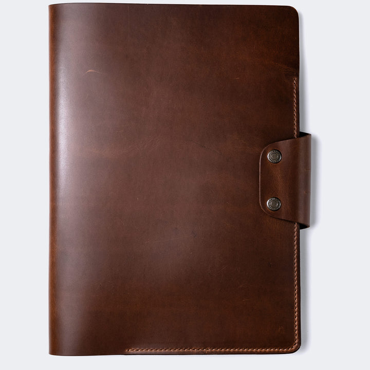 Hemingway A4 Padfolio - Document Organizer Brown