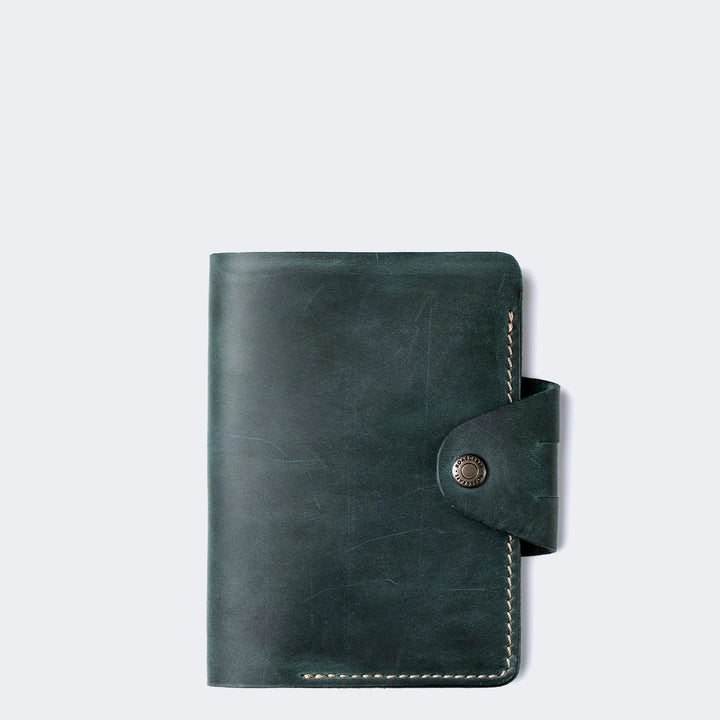 Hemingway A6 Mini Organizer Leather Case Green