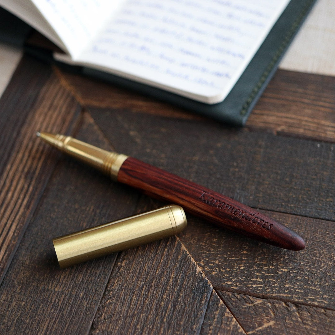 Wood &amp; Brass Gel Pen