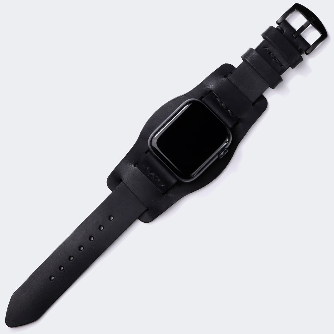Apple Watch Minimal Bund Strap - Black Default Title #MWS Options 1