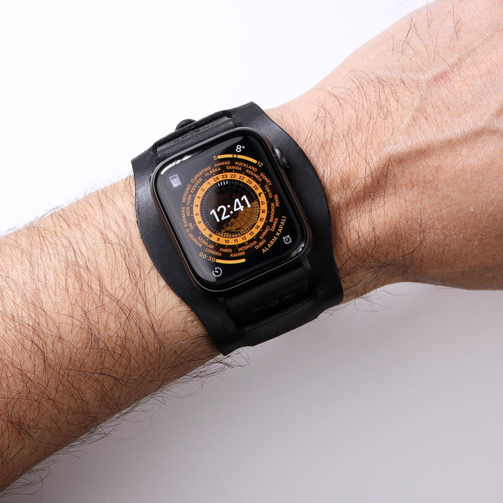 Apple Watch Minimal Bund Strap - Black