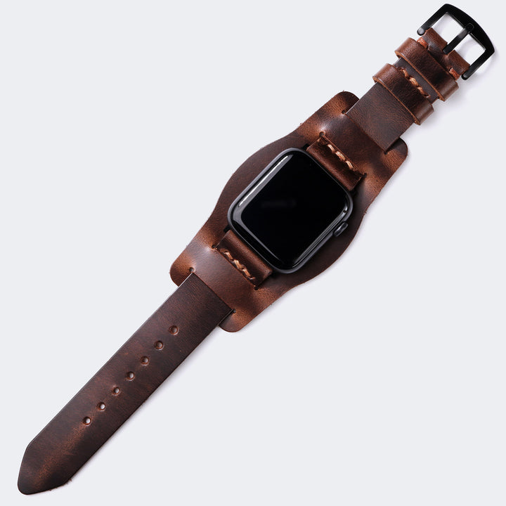 Apple Watch Minimal Bund Strap - Antique Brown Default Title 