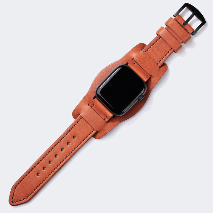 Custom Made Apple Watch Bund Strap - Cognac Default Title 