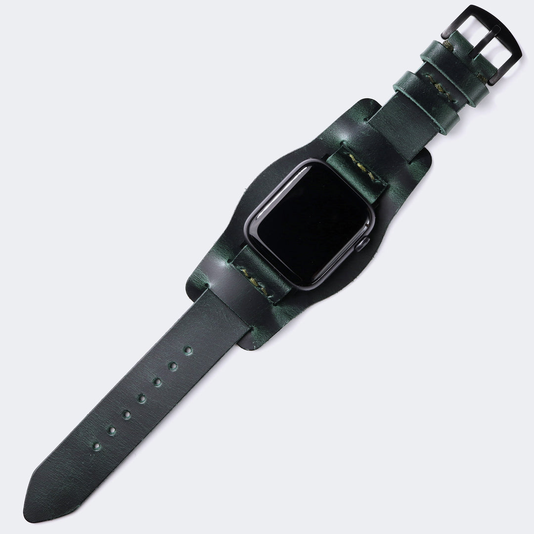 Apple Watch Minimal Bund Strap - Forest Green Default Title #MWS Options 1