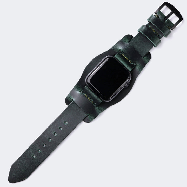 Apple Watch Minimal Bund Strap - Forest Green Default Title 