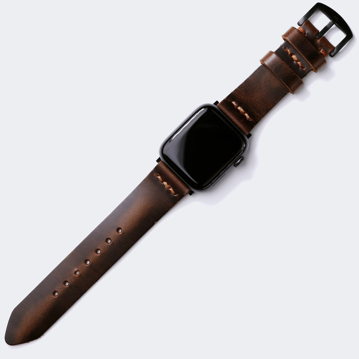 Apple Watch Leather Band - Antique Brown Default Title 