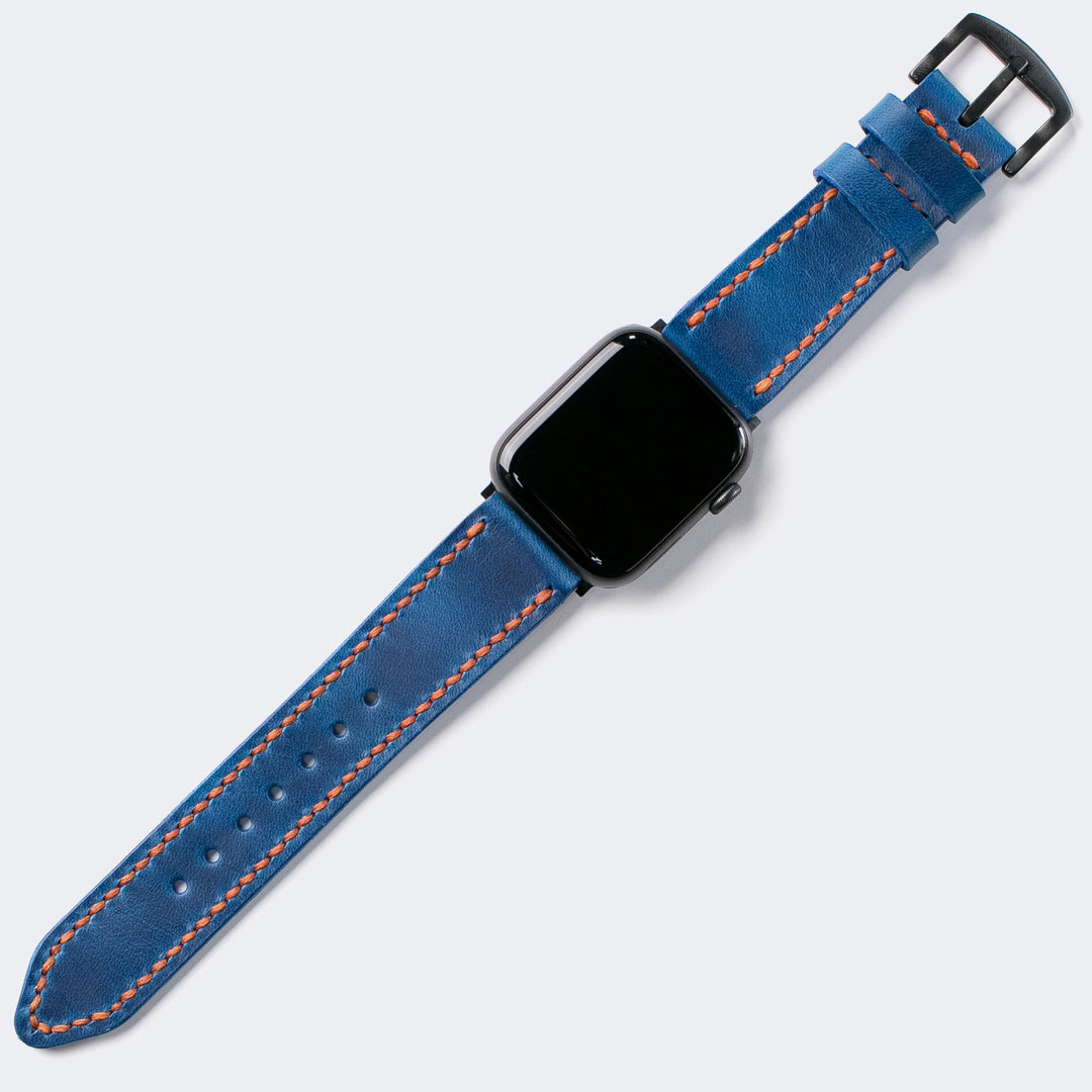 Custom Made Apple Watch Strap - Cobalt Blue Default Title #MWS Options 1