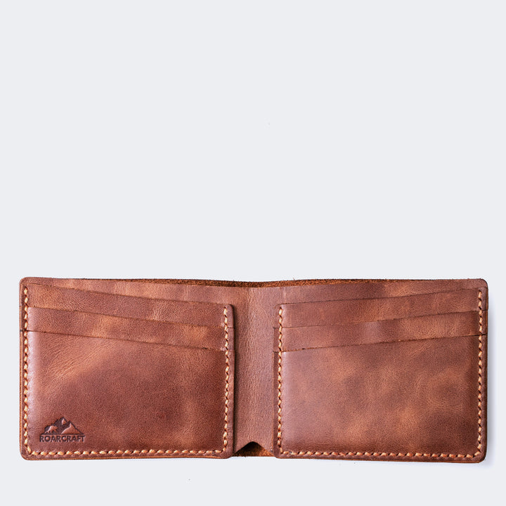 Classic Bifold Leather Wallet - Pergamon Tobacco