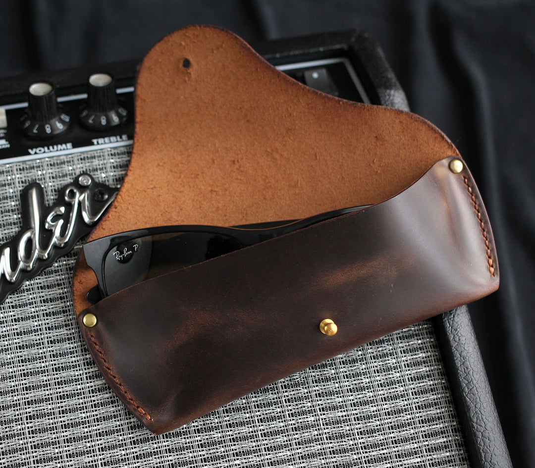 Leather Sunglasses Case