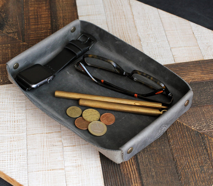 Leather Valet Tray
