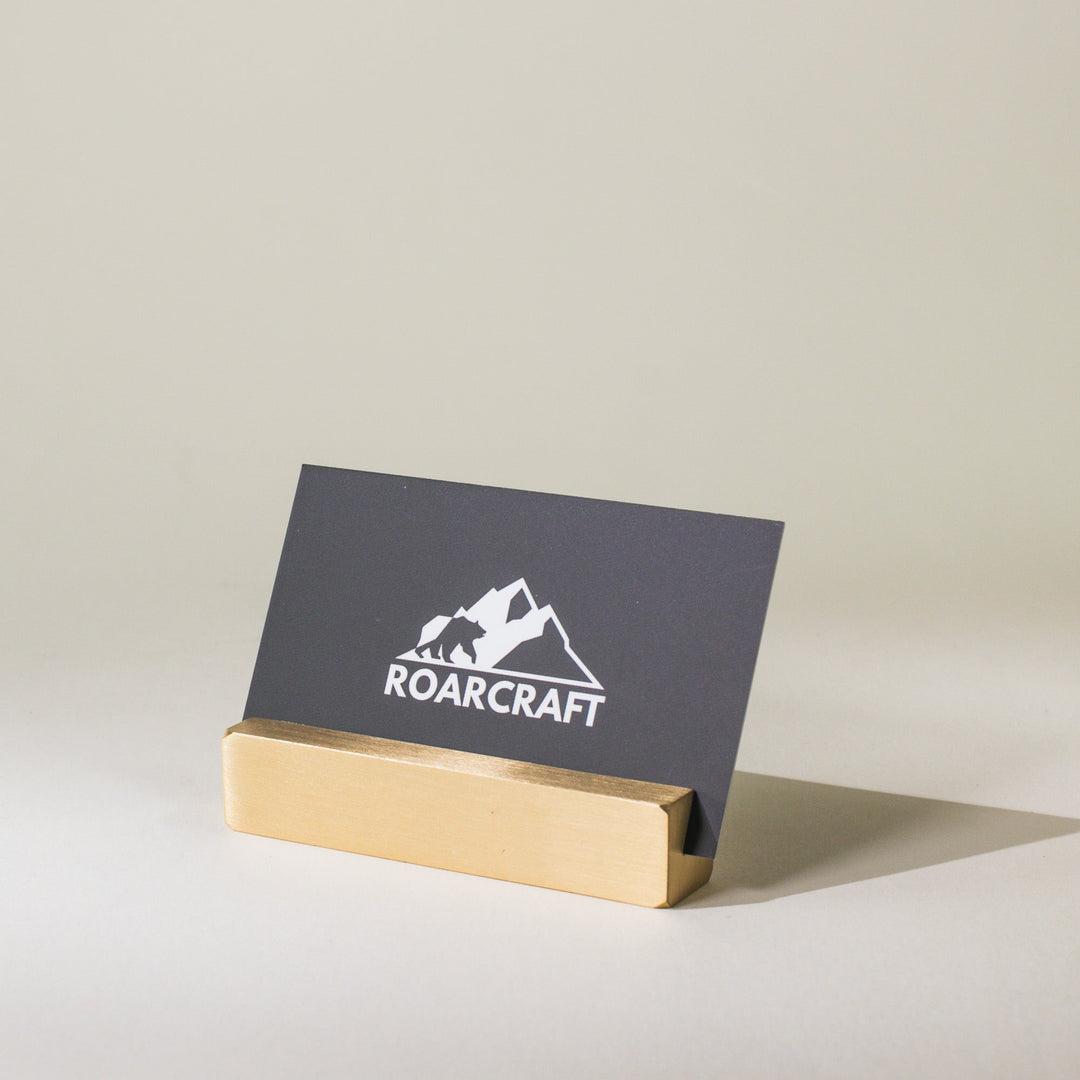Brass Business Card Holder