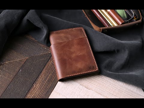 Vertical Wallet with Cash Pocket - Laodikya XL