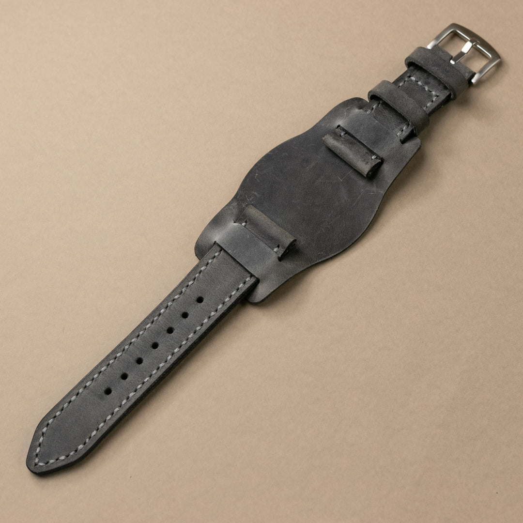 Custom Made Bund Strap - Antique Gray