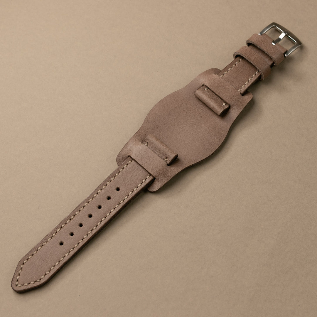 Custom Made Bund Strap - Dark Beige