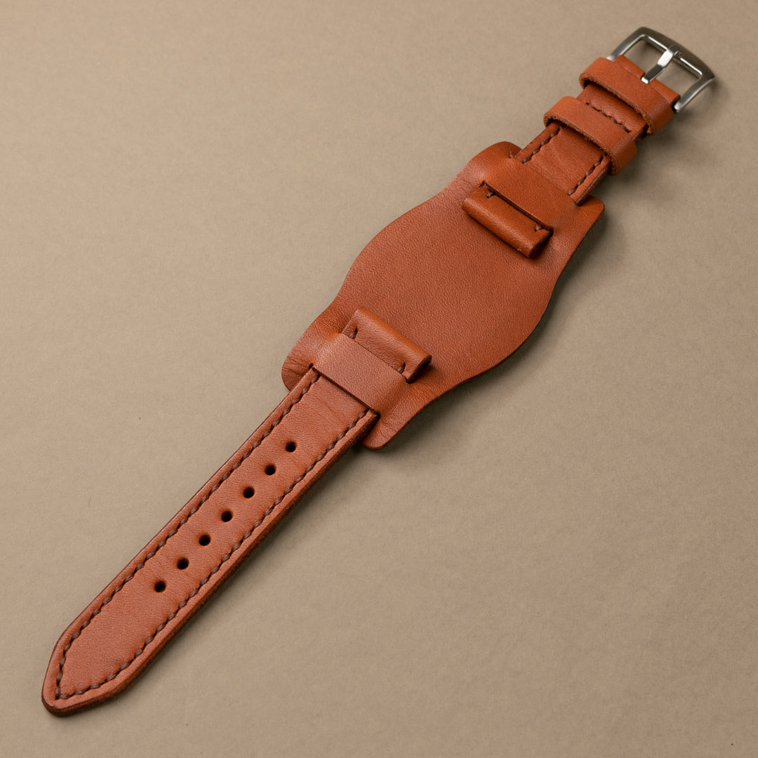 Custom Made Bund Strap - Cognac