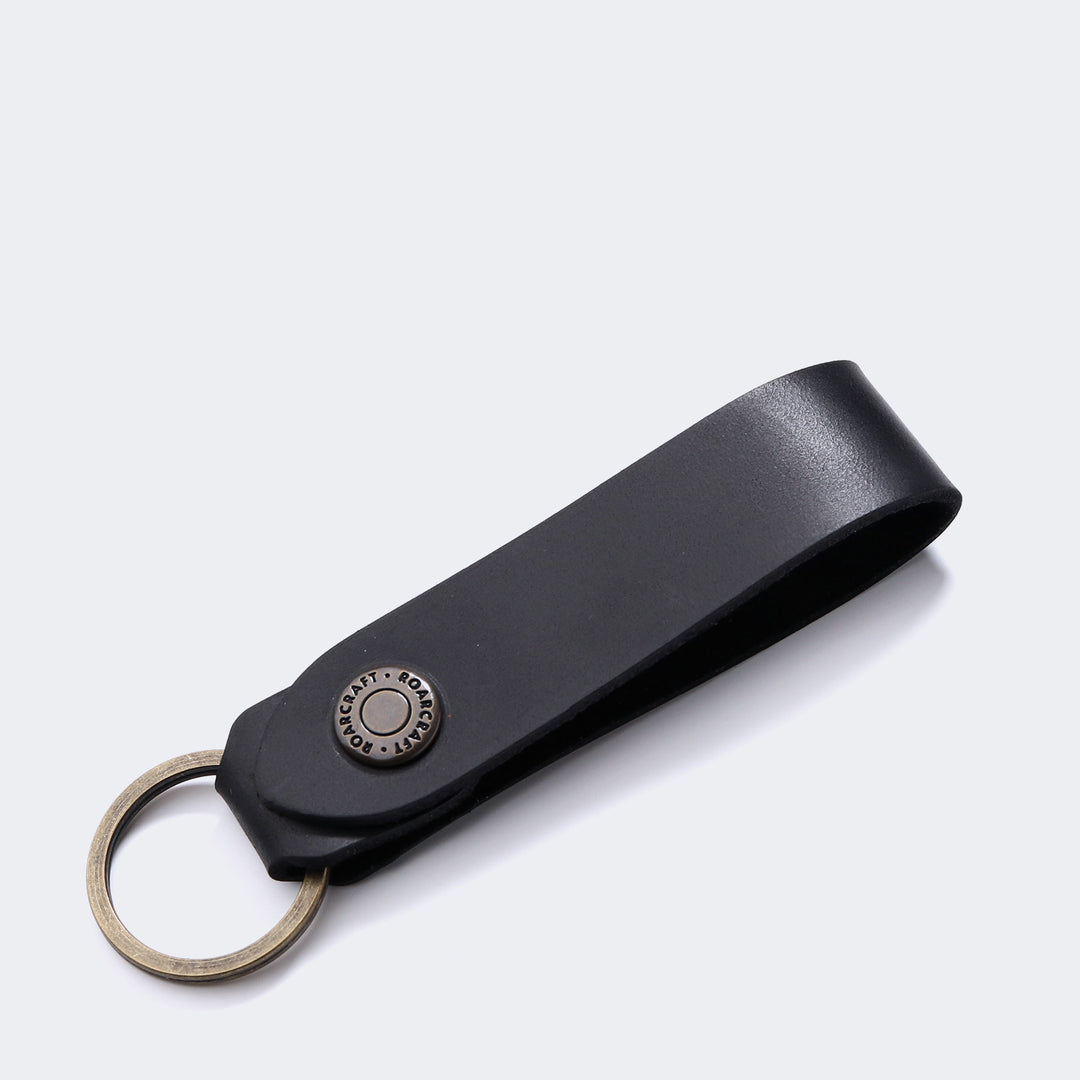 Leather Key Fob Black