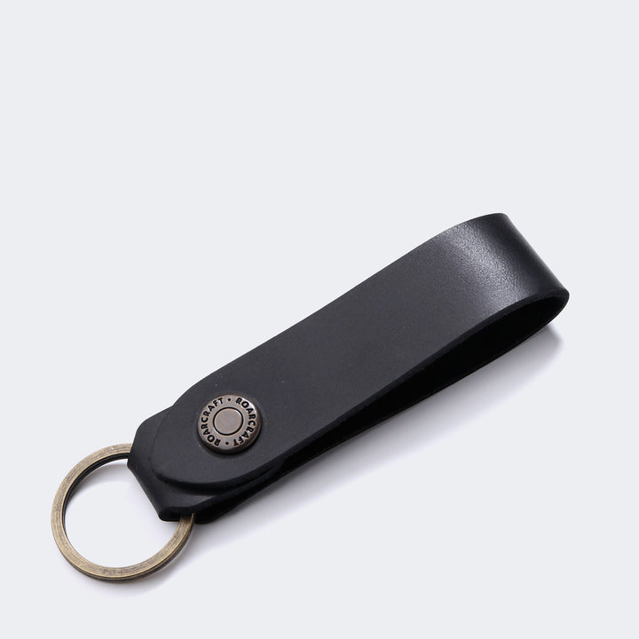 Leather Key Fob Black