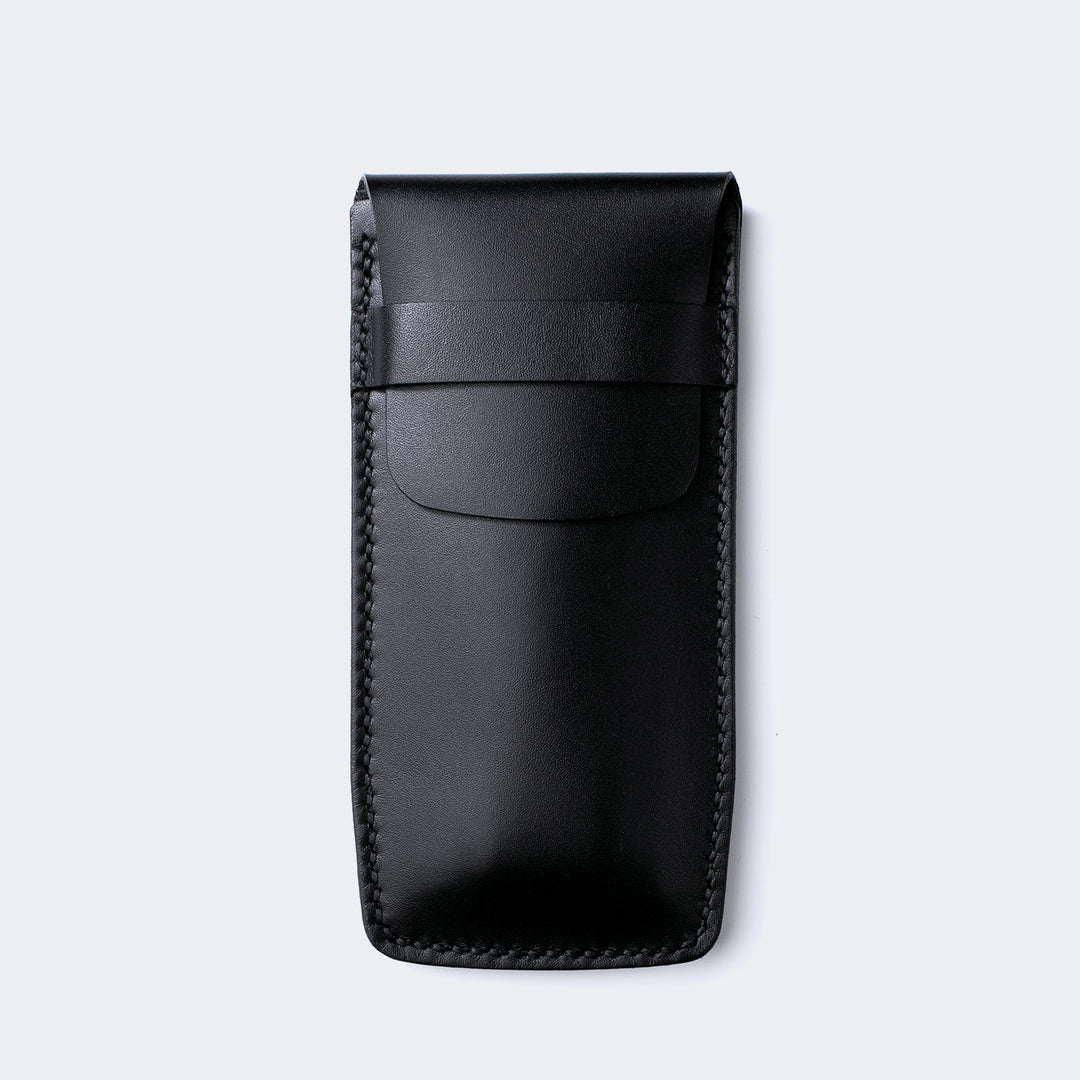 Flap Covered Pen Holder - Kibele Black 