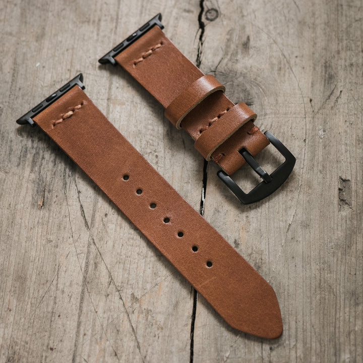Apple Watch Leather Band - Tan