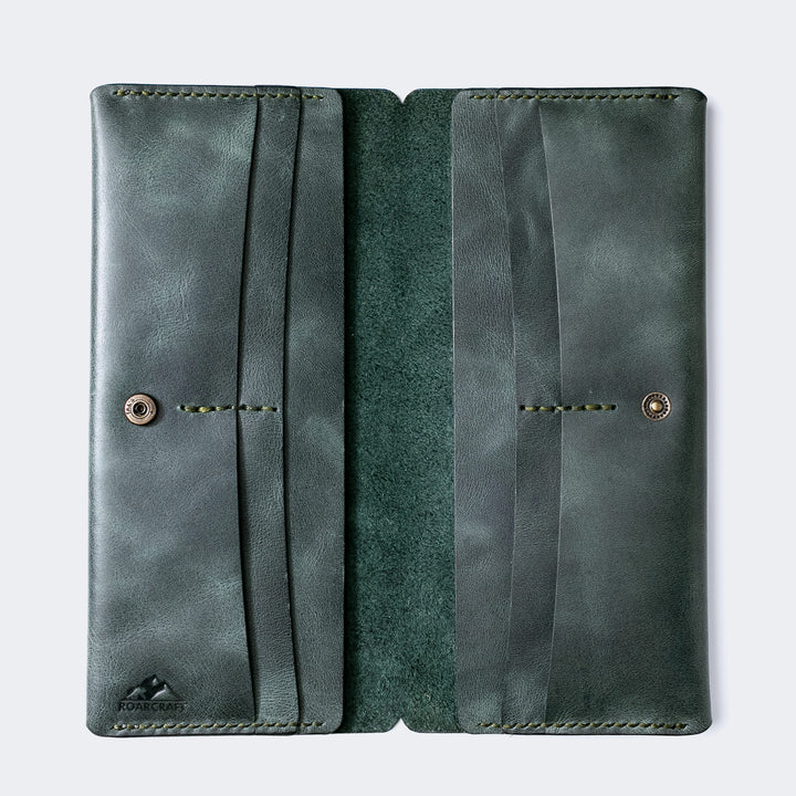 Double Phone Long Wallet Emerald 