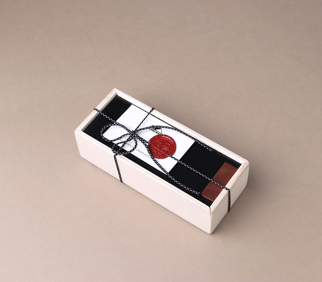 Wax Sealed Wooden Gift Box - Long Box