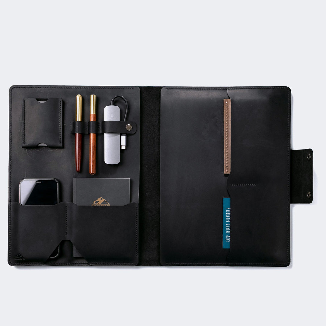 Leather reMarkable 2 Organizer Black 