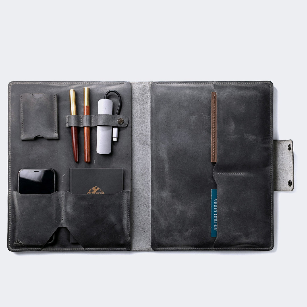 Leather reMarkable 2 Organizer Gray