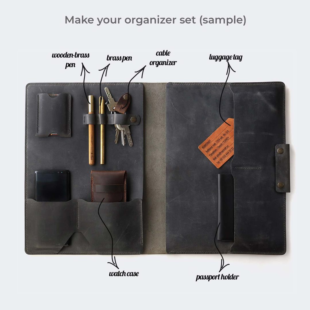 Leather MacBook Organizer