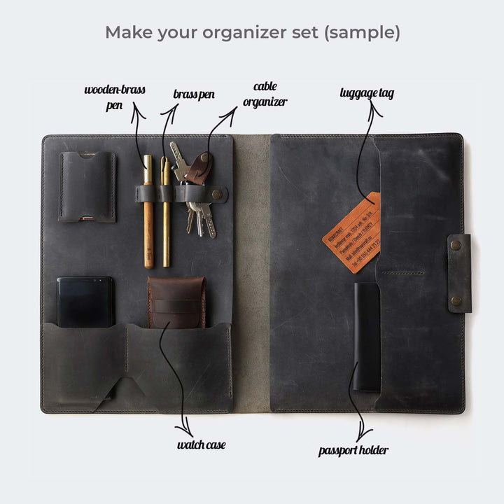 Leather MacBook Organizer