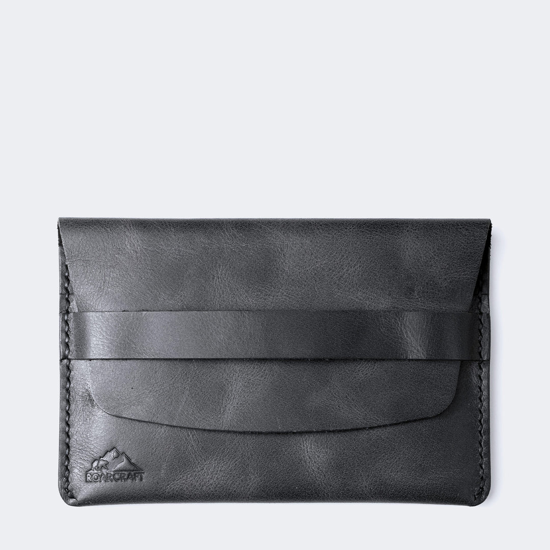 Leather Travel Wallet - Zeugma Coal