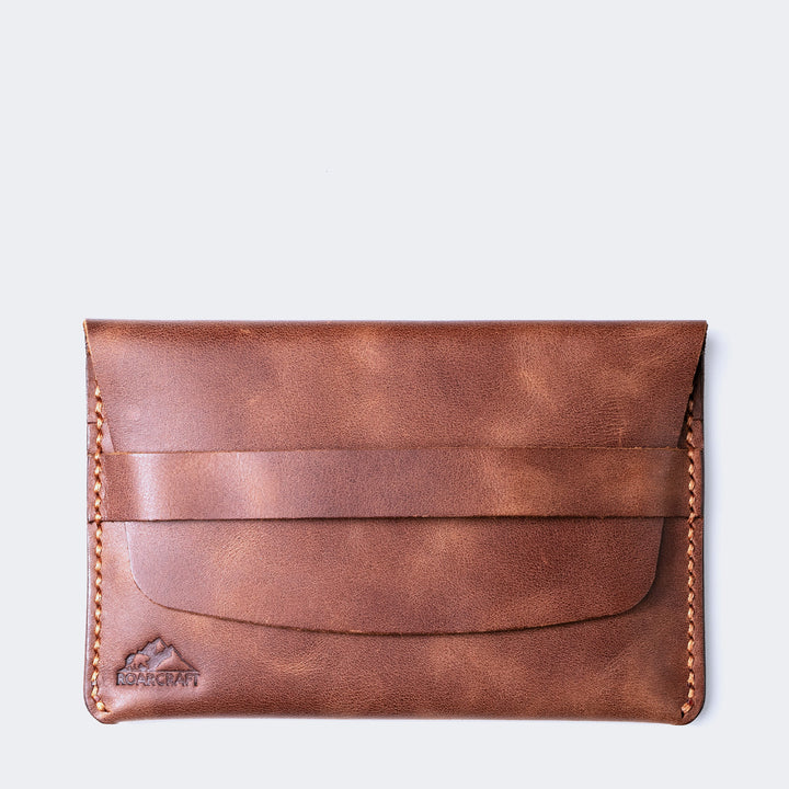 Leather Travel Wallet - Zeugma Tobacco 