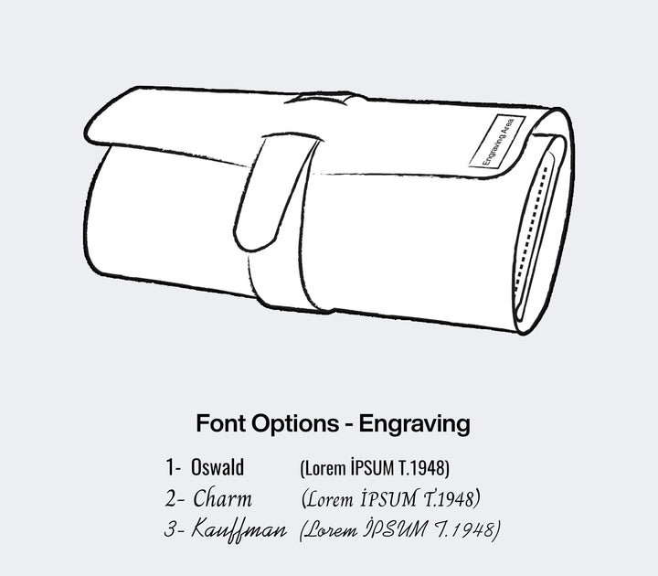 Roll Up Pen Case - Perge