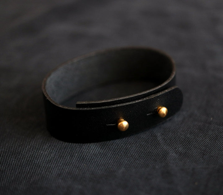 Adjustable Minimalist Leather Bracelet