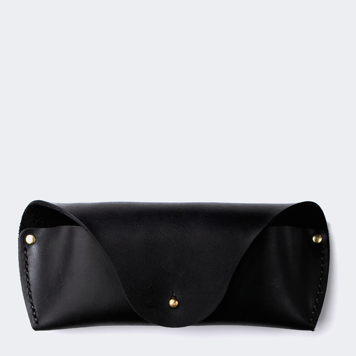 Leather Sunglasses Case Black