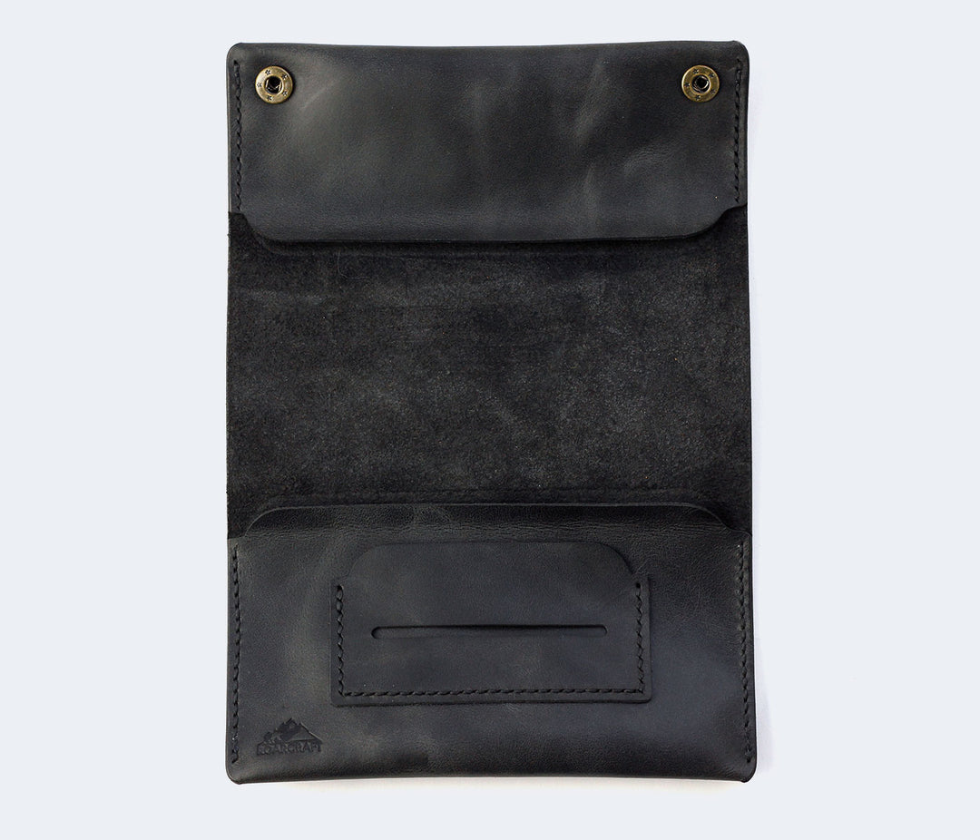 Leather Tobacco Pouch Coal
