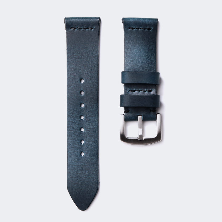 Leather Watch Strap - Blue Coral Default Title 