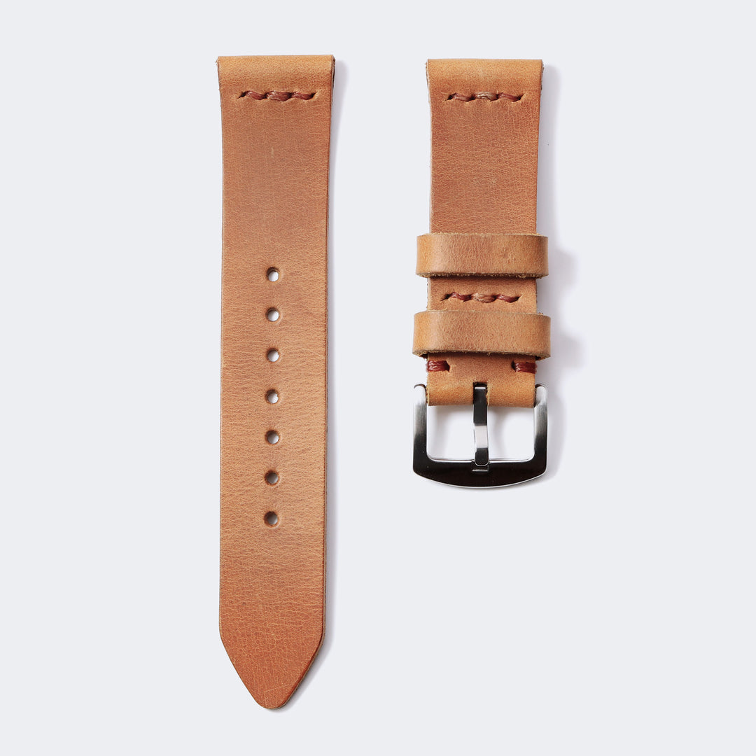 Leather Watch Strap - Mustard