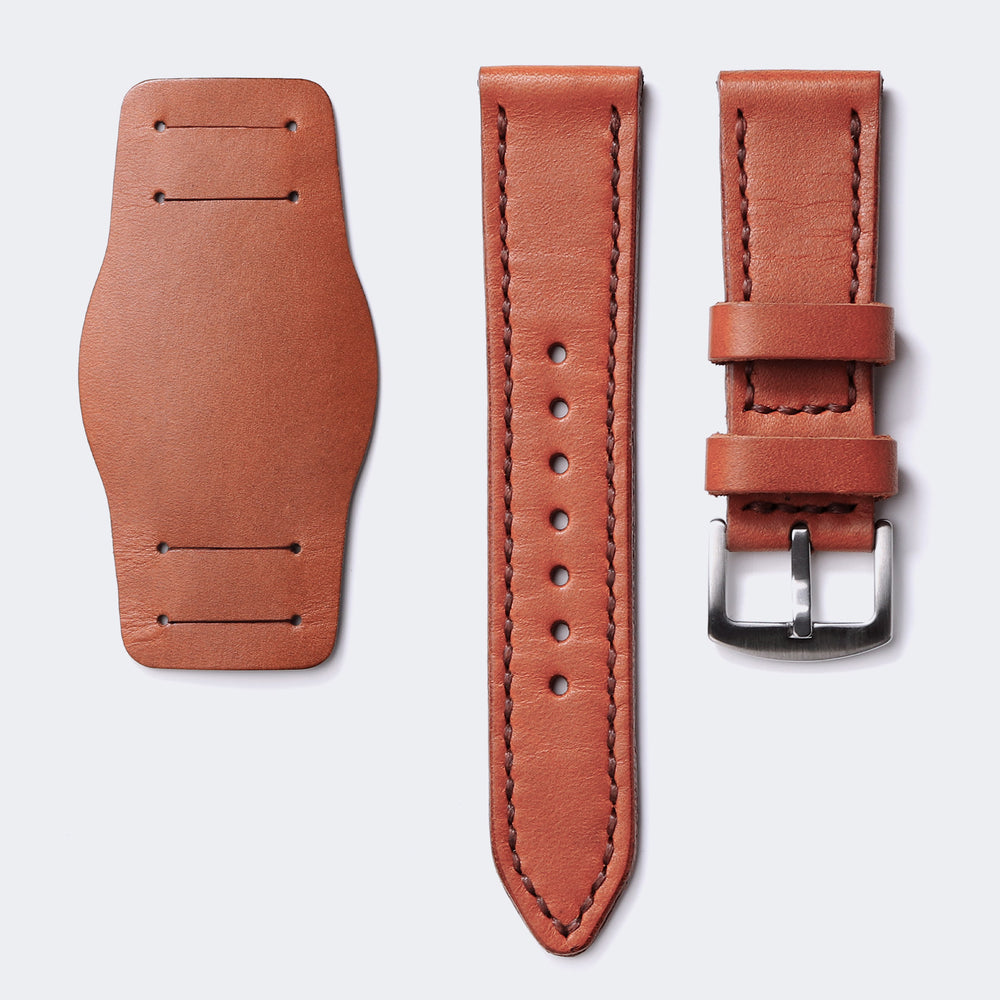 Custom Made Bund Strap - Cognac