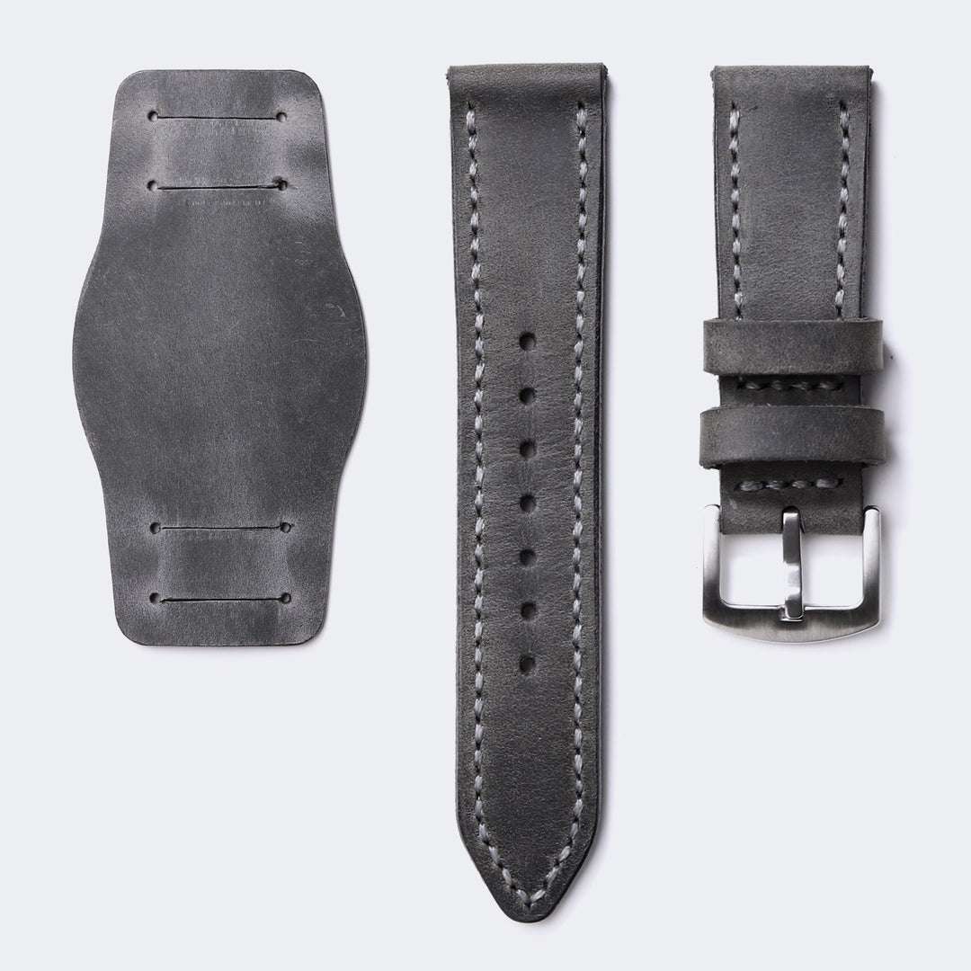 Custom Made Bund Strap - Antique Gray
